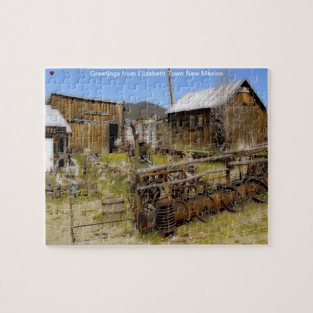 Puzzle Casse-tête d'Elizabeth Town Nouveau-Mexique (Horizontal)