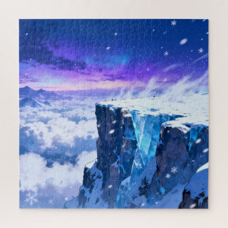 Puzzle Casse-tête des Falaises de Cristal Gelé