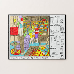 Puzzle Casse-tête d'objets cachés entre amis