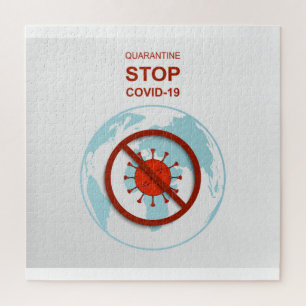 Puzzle casse-tête du virus de corona