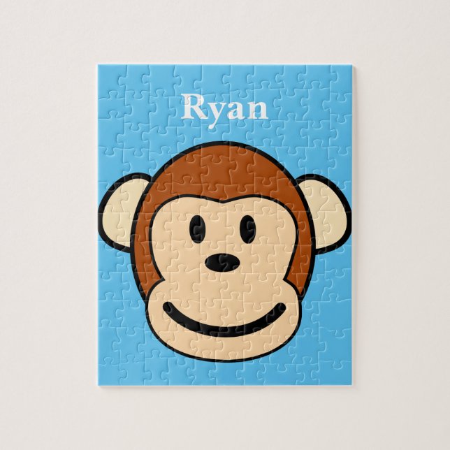 Puzzle Casse-tête personnalisée par visage de singe (Vertical)