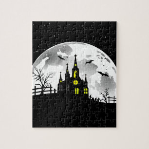 Puzzle Casse-tête psychopathe hantée de Halloween de