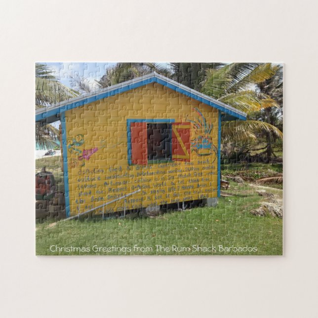 Puzzle Casse-tête Rum Shack Barbade. (Horizontal)
