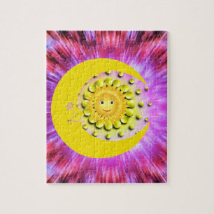 Puzzle Casse-tête Soleil Lune