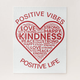 Puzzle Casse-tête Vibrations Positives Vie Positive