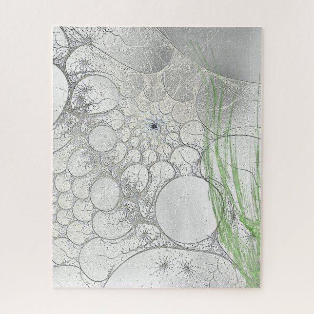 Puzzle Casse-tête Web Tissée Matinée Givrée (Vertical)