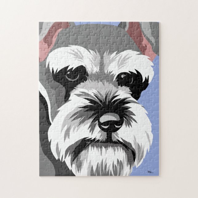Puzzle Casse-têtes de Schnauzer miniature (Vertical)