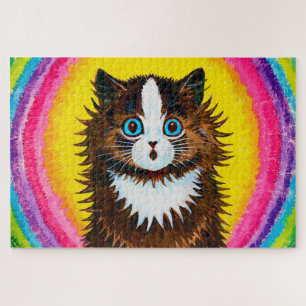 Puzzle Cat à Rainbow, Louis Wain