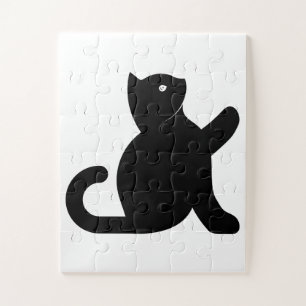 Puzzle Cat dit bonjour