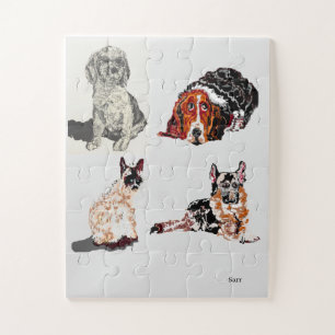 Puzzle Cat & Hunde
