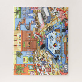 Puzzle Cat Spa 635 - Illustration amusante