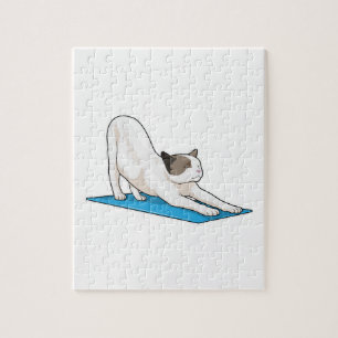 Puzzle Cat Yoga Méditation Fitness