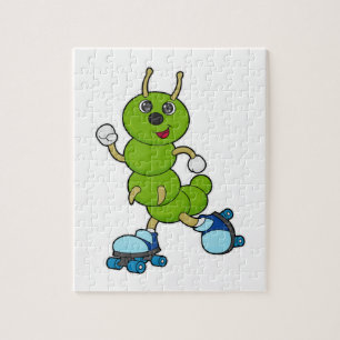 Puzzle Caterpillar à Patinage en ligne avec patins à roul