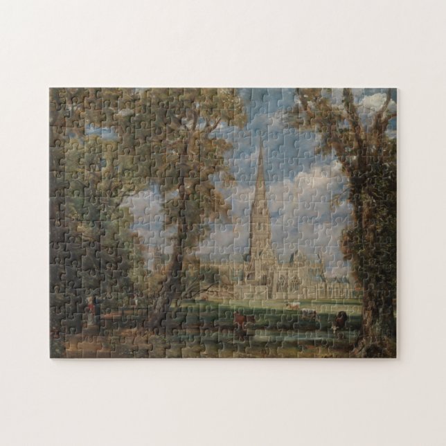 Puzzle Cathédrale de John Constable | Salisbury du Bish (Horizontal)