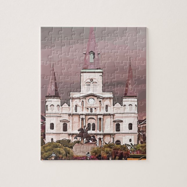 Puzzle Cathédrale de la Nouvelle-Orléans (Vertical)