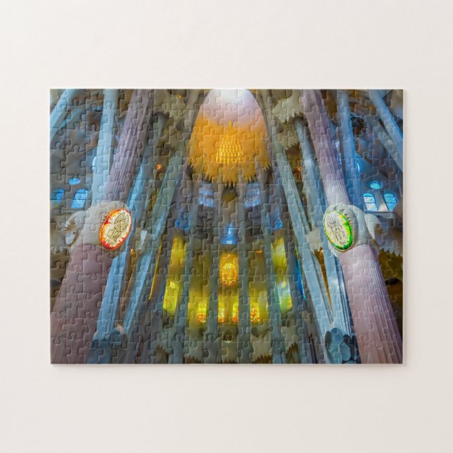 Puzzle Cathédrale de la Sagrada Familia. (Horizontal)