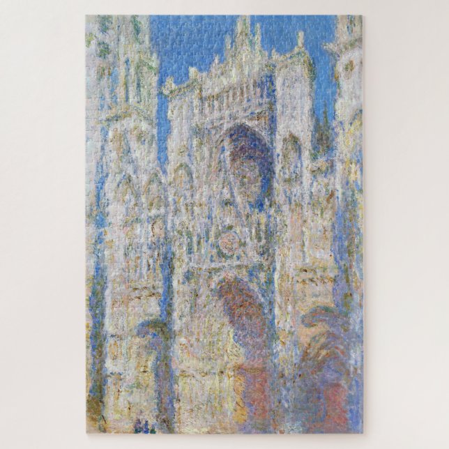 Puzzle Cathédrale de Rouen (lumière du soleil), Monet (Vertical)