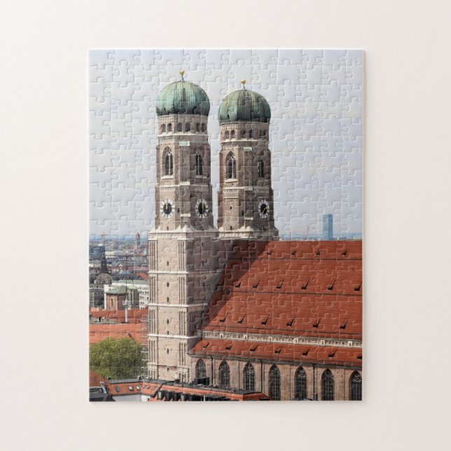 Puzzle Cathédrale Frauenkirche de Munich - 11x14 - 252 pi (Vertical)