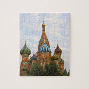 Puzzle Cathédrale Saint-Basile en Carré rouge, Moscou