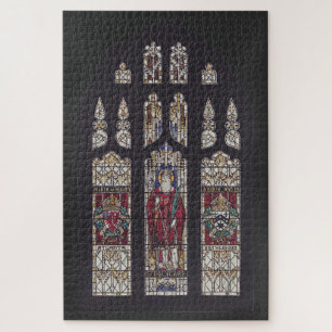 Puzzle Cathédrale Saint-Polycarpe Art de Verre Coloré