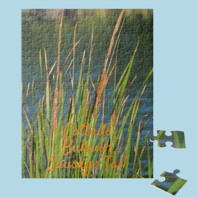 Puzzle Cattails en rafales sur le front de mer (Créateur téléchargé)
