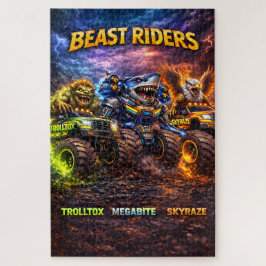 Puzzle Cavalier monster trucks l'ultime 1014 pièces prém