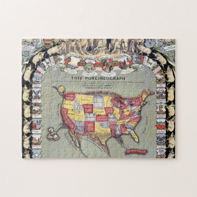 Puzzle CE PORCINEOGRAPH, c1876 (Horizontal)