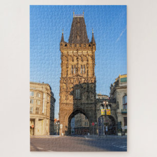 Puzzle Célèbre tour en poudre - Prague, République tchèqu