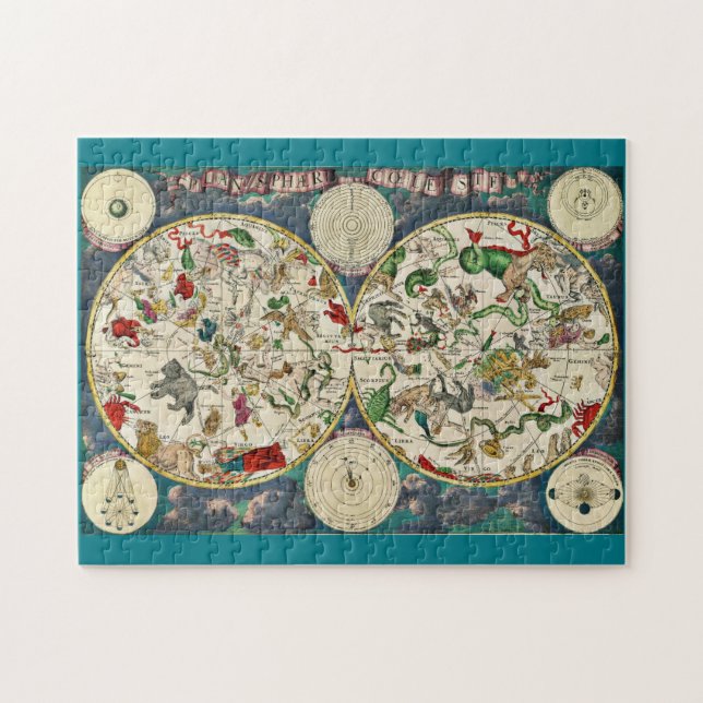 Puzzle CÉLESTE de CARTE (Horizontal)