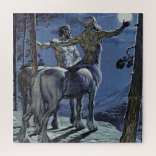 Puzzle Centaures (litho de couleur)