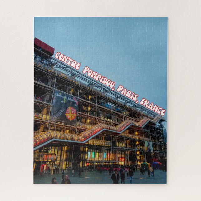 Puzzle Centre Pompidou, Paris, France (Vertical)