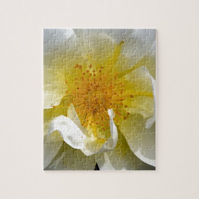 Puzzle Centre rose blanc (Vertical)