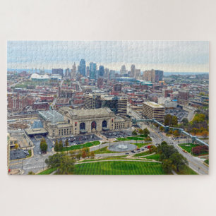 Puzzle Centre-ville de Kansas City à partir de Liberty Me