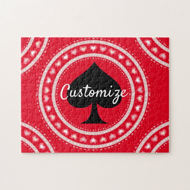 Puzzle Cercle Coeurs Black Spade Thunder_Cove (Horizontal)