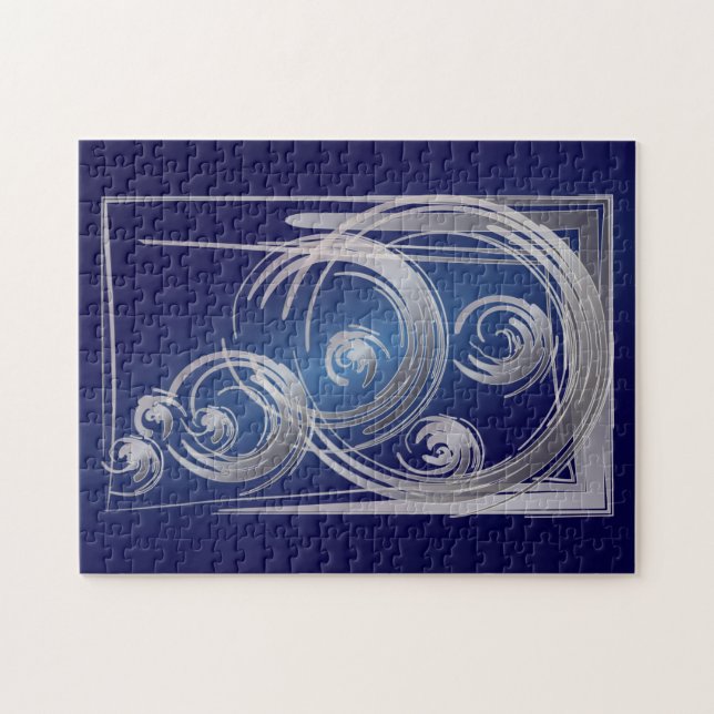 Puzzle Cercles de Fibonacci éparpillés (Horizontal)