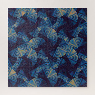 Puzzle Cercles métalliques illusion optique, patte transp