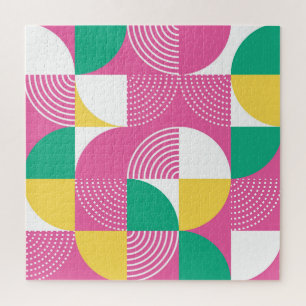 Puzzle Cercles vintages : Harmonie Graphique.