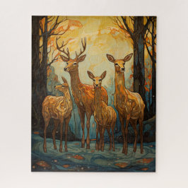 Puzzle Cerf dans la forêt