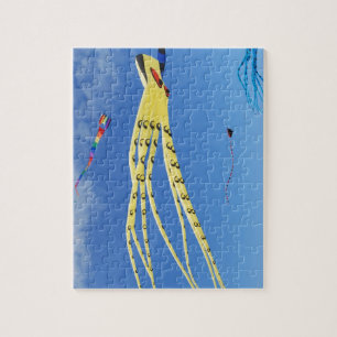 Puzzle Cerf-volant jaune de poulpe