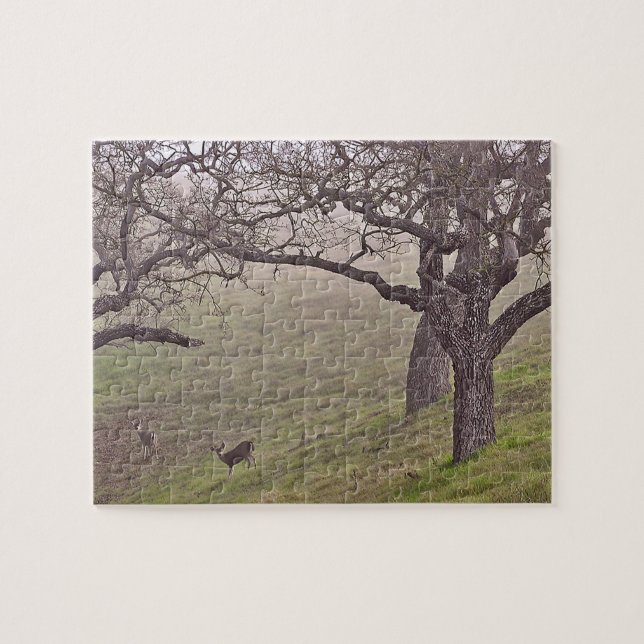 Puzzle Cerfs et arbres (Horizontal)