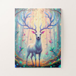 Puzzle Cerfs Magiques dans la Forêt