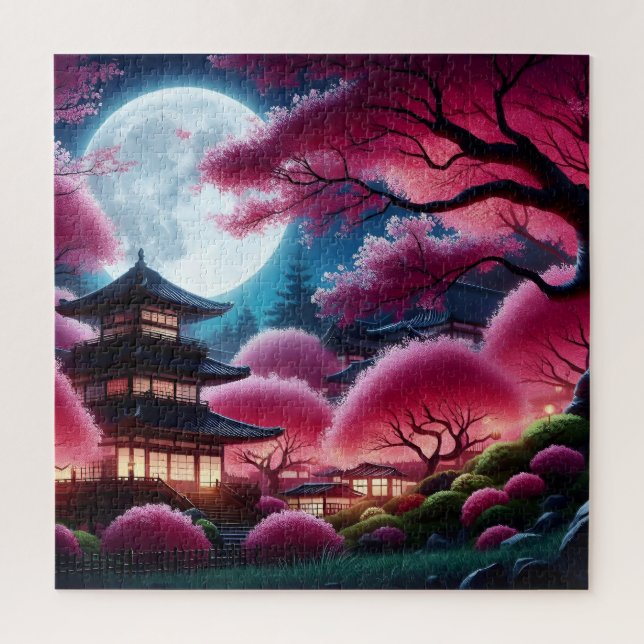 Puzzle Cerisier Clair de Lune (Vertical)