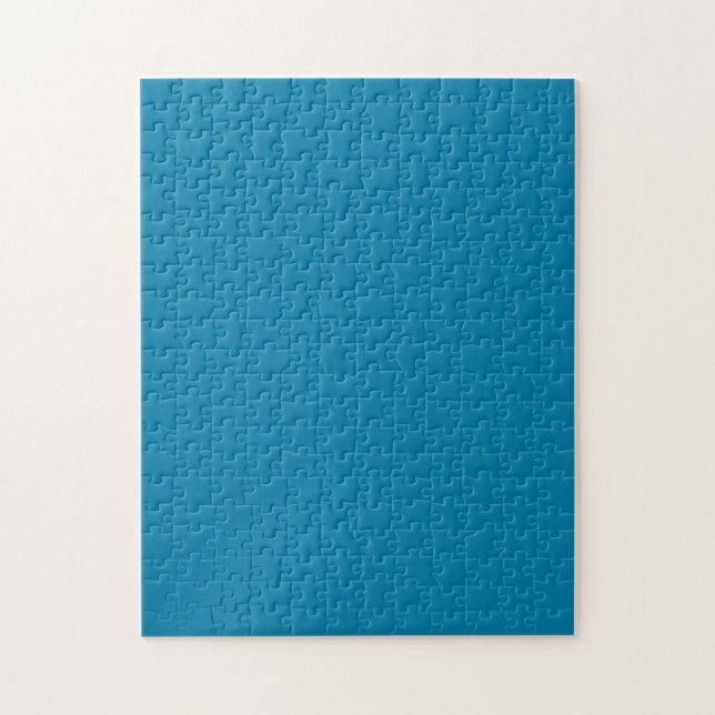 Puzzle Cerulean Cool One Color Challenging (Vertical)