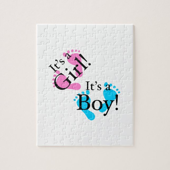 Puzzle C'est un garçon que c'est une fille - bébé (Vertical)