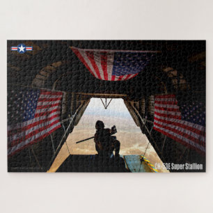 Puzzle CH-53E SUPER STALLION - FLAG (20x30 INCH)