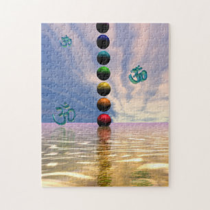 Puzzle chakras et nuages