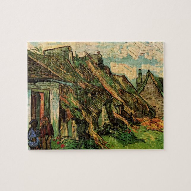 Puzzle Chalets en grès chaulé par Vincent van Gogh (Horizontal)