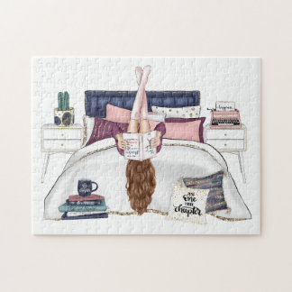 Puzzle Chambre confortable Lecture Scène d'art pour les a