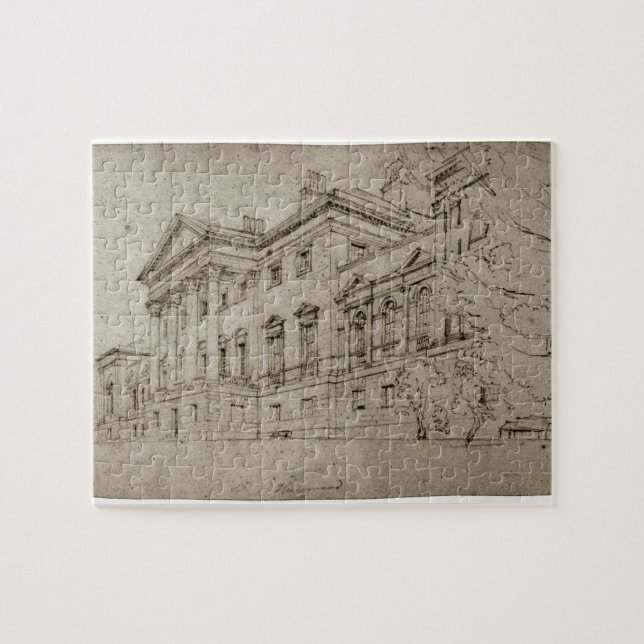 Puzzle Chambre de Harewood, Yorkshire, c.1798 (graphite (Horizontal)