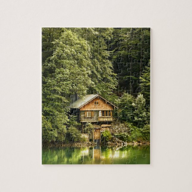 Puzzle Chambre de lac cabin (Vertical)